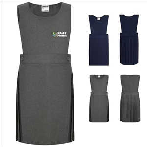 School Uniforms O-neck Plain Tank Dresses